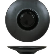 Тарелка для пасты черная D30,5см фарфор