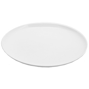 Блюдо белое D32см круглое стеклокерамика