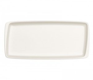 Блюдо BONNA белое 34*15см прямоугольное фарфор
