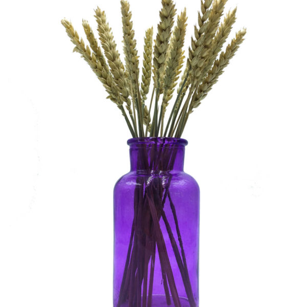 ваза булылочка фиолетовая с колосками